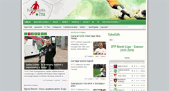 Desktop Screenshot of futballista.hu