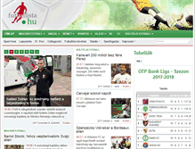 Tablet Screenshot of futballista.hu